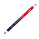 Dvobojna olovka 175mm, plavo-crvena