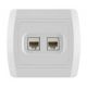 STATUS Komun. prik. RJ45 8/8  sa dva modula Cat6 UTP