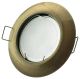 Ugradna rozetna GU10 okrugla bakarna convex