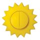 Serijska sklopka 10AX/250V sun ce zuti bezvij. veza