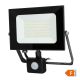 LED reflektor sa senzorom 50W 6500K IP65 crni