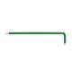 369F 5.0mm  dark green L-Klju c