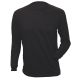 Bristol - majica dugih rukava za opštu upotrebu - CRNA - L