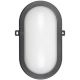LED svetiljka ovalna 12W 4000K  IP54 crna