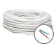 Savitljivi kabl PPJ 2x1.5 beli H05VVF