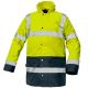 Sefton - zimska, vodootporna jakna visoke vidljivosti - ŽUTA - 3XL