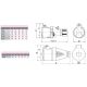 Ind.uticnica na kabel 32A 3P  230V 2P PE ETI CEE IP44