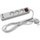 Produzni kabel sa 3 mesta/1.5m   p 3x1.5 2xUSB 16A 250V bela