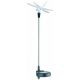 Bastenska lampa solarna 34cm  IP44 Celicna RGB Dragon PAK-1