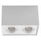 Plafonska lampa kocka dupla GU10 125 mm bela IP20