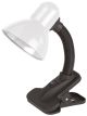 Stona lampa Clip bela E27 60W