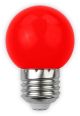 LED dekorativna filament sijalica G45 1W E27 crvena