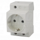Uticnica za nizanje sa bocnim zast.m kontaktom230V. 16A. 2P 