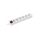 Prenosna uticnica bela p 6g/5m /3x1.5/H05VV-F