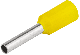 Izolaciona završna čaura 1mm2 žuta 16.4mm