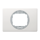 E6803.0S Maska jednostruka EON bela sa silver nosace