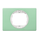 E6803.70 Maska jednostruka EON pastel zelena sa beli