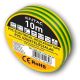 PVC izolaciona traka 10m 0.13 x 19mm žuto zelena