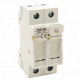 Cilindricno postolje osiguraca 20A. 8x32mm Un=230V/400V 2P