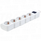 Prenosni razdelnici sa sklopko m beli5×SCHUKO. 1.4m. max.16A.