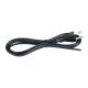 Kabel prik. crna H03VVH2-F 2x0 .75L=2m