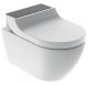 WC ŠOLJA KONZ.AQUACLEAN TUMA COMFORT TUŠ WC KOMPL.STAKLO/CRNA Geberit 146.293.SJ.1