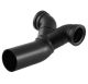 PE KOLENO DVOSTRUKO FI 110/90 ZA ZIDNI WC ZA HORIZONTALNU MON. Geberit 367.485.16.1