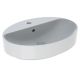 LAVABO 600x450mm NADGRADNI VARIFORM OVALNI SA PRELIVOM Geberit 500.772.01.2