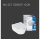WC ŠOLJA KONZOLNA ICON COMPACT RF SA SC SLIM DASKOM Geberit 500.814.00.1