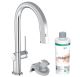 BATERIJA ZA SUDOPERU AQITTURA M91 FILTER SISTEM SA TUŠEM 210 S-BOX Hansgrohe 76800000