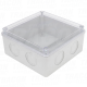 Plasticna kutija elektronike p rovidni 150x150x70