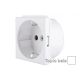 INTERIO Topla bela prikljucnic a SUKO 2P E 16A 2M