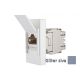 INTERIO Glitersiva priklj. RJ4 5 ravna CAT5e STP 1M