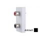 INETRIO Antracit prikljucnica audio 2XRCA 1M