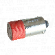 Signalna LED sijalica crvena 230V AC DC Ba9s