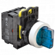 Trostepena sklopka sa svet. ru ckom plavi LED1×NO 1×NC. 5A/23