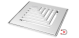 REŠETKA PODNA 15X15 KLASS 1,5MM – METALEX