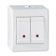 POWER Prekidac serijski bela I . PVC IP44 10A 250V