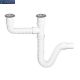 SIFON ZA SUDOPERU 2/1 Ø60MM – CAPO CASA SR0001