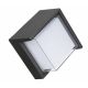 Spoljna LED zidna lampa IP54  ATLANTA 12W 3000K crna SX