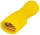Potpuno izolovana natična stopica 6.3x0.8 žuta