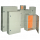 Metalni razv. orman celik siva H×W×D=600×400×200mm. IP55