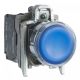 TASTER SVETLECI PLAVO 24V AC/D C LED 1NO