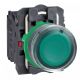 Taster svetleci LED zeleni 230 V 1NO 1NC