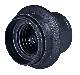 Grlo E27 luster kratko bezvijčano M10x1 crno