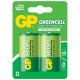 GP 13G-U2 1.5V D R20 2/1 BLIST ER