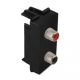 1M Audio prik. 2xRCA crna