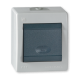POWER Taster za zvono siva PVC IP44 10A 250V