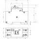 Zastitna sklopka KZS-2M 2P A  C 15/0.03A