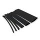 Termoskupljajući bužir 20/10 mm crni 1 m set